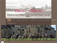 Tablet Screenshot of cheval-et-chateaux.com